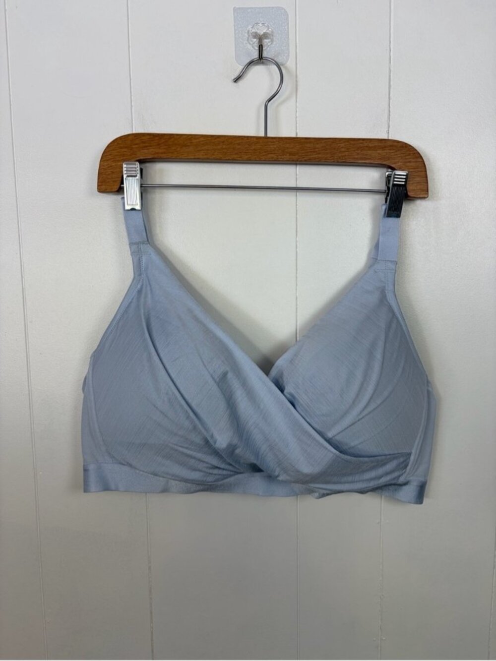 Deesse Blue Wireless Lounge Bra Lightly Lined Wire Free Size 42D Lingerie